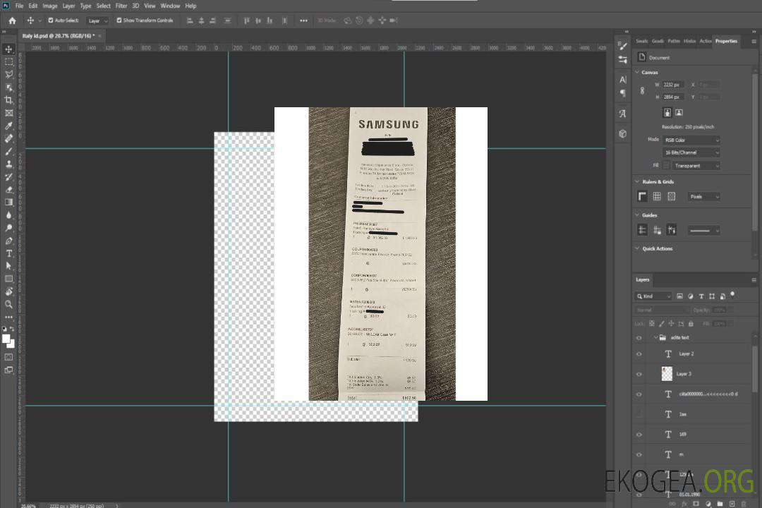 Chèque de paiement pour appareils électroniques Samsung template